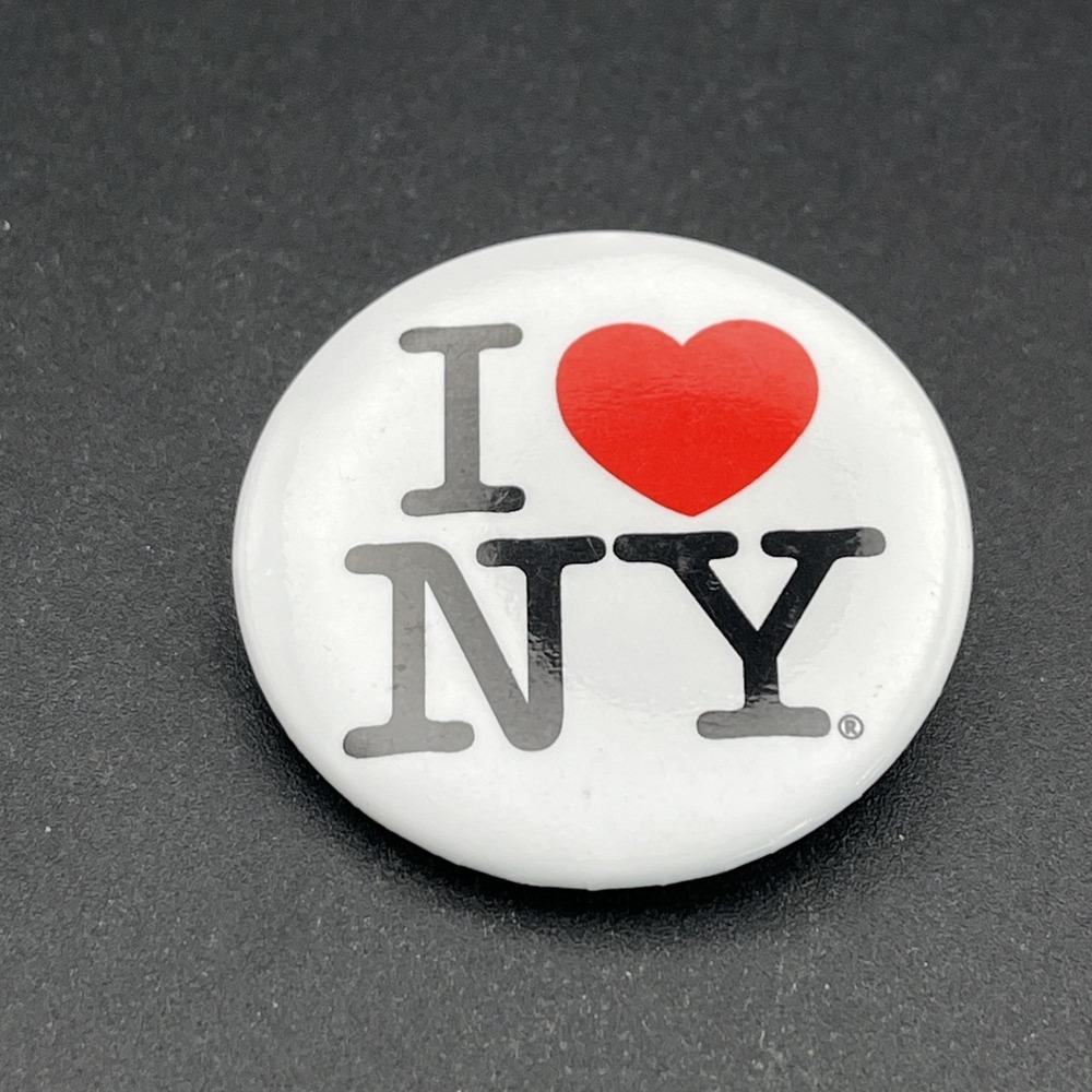 I Heart Love NY New York City Button Pin‎